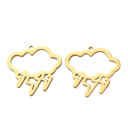 201 Stainless Steel Pendants SA-CBA49C1-05G-1