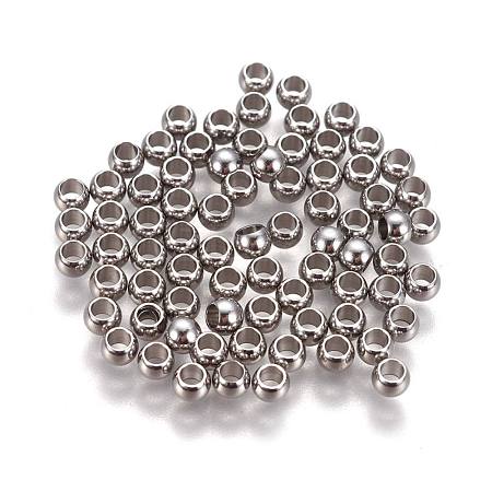 Tarnish Resistant 304 Stainless Steel Spacer Beads STAS-L222-42A-P-1