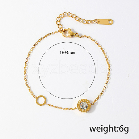 Stainless Steel Cable Chain Bracelets KS4984-1