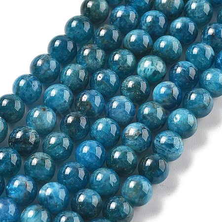 Natural Apatite Beads Strands G-O186-G01-01-1