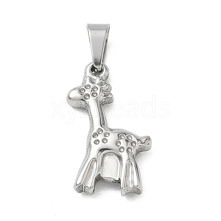 304 Stainless Steel Pendants STAS-B141-01A-P-1