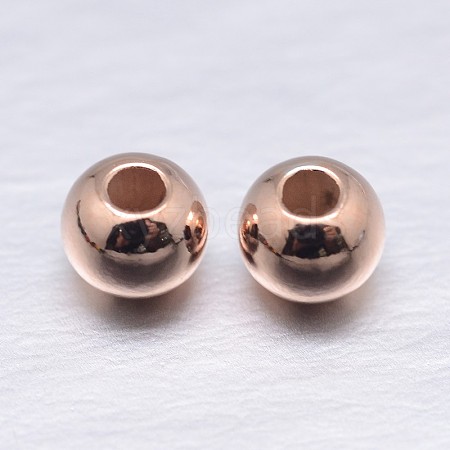 Round 925 Sterling Silver Spacer Beads X-STER-M103-04-2mm-RG-1