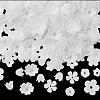 600Pcs 10 Styles Acrylic Bead Caps OACR-SC0002-37-7