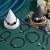 20pcs Braided PU Leather Cord Bracelet Making MAK-SC0001-30B-4