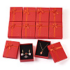 Rectangle Paper Jewelry Set Storage Boxes with Bowknot CON-TAC0014-04D-2