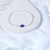 1Pc Lampwork Evil Eye & Glass Beaded Stretch Bracelets BJEW-LP0004-13F-3
