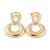 Ring 304 Stainless Steel Dangle Stud Earrings EJEW-L287-073G-4