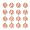 Golden Plated Alloy Enamel Charms LS-ENAM-S118-07I-2