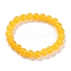 Dyed Natural Jade Beads Stretch Bracelets BJEW-J183-B-02-1