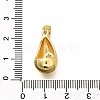 Rack Plating Brass Micro Pave Cubic Zirconia Pendants KK-L226-102G-O-3