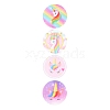 8 Styles Horse Paper Stickers X-DIY-L051-008-5