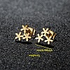 201 Stainless Steel Stud Earrings FS-WGB18B1-21-1