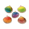 Sea Shell Pendants SSHEL-B002-07G-02-1