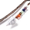 Mixed Gemstone Bookmark AJEW-C025-01-5