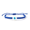 Handmade Lampwork Evil Eye Bead Braided Bracelets UN6877-12-1