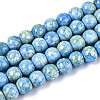 Baking Paint Glass Beads Strands X-DGLA-N016-6mm-09-1