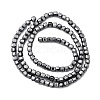 Synthetic Terahertz Stone Beads Strands G-H327-L03-02-2