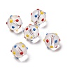 Handmade Lampwork Enamel Beads Strands LAMP-A001-B01-2