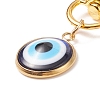 Resin Evil Eye Pendant Decorations HJEW-JM00725-02-3