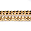 Two Tone Handmade Brass Curb Chains CHC-I035-01G-06-2