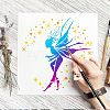 Plastic Reusable Drawing Painting Stencils Templates DIY-WH0172-929-7