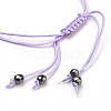 Adjustable Glass Seed Beads Braided Bead Bracelets BJEW-JB03867-02-3