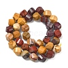 Natural Mookaite Beads Strands G-C267-B04-3