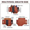 Imitation Leather Waist Pack AJEW-WH0042-48B-2