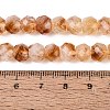 Heated Natural Citrine Beads Strands G-Q608-26A-01-5