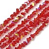 Electroplate Transparent Glass Beads Strands EGLA-P061-04C-AB04-1