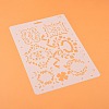 Plastic Reusable Drawing Painting Stencils Templates DIY-F018-B19-1