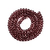 Transparent Glass Beads Strands GLAA-R135-2mm-18-3