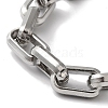 Non-Tarnish 201 Stainless Steel Cable Chain Bracelets for Women Men BJEW-H612-04P-2