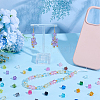 24 Colors Transparent Acrylic Beads TACR-PH0001-94-4