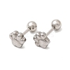 304 Stainless Steel Nose Bone Rings STAS-B126-14P-02-4