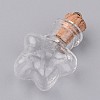 Glass Bottle Pendants X-PALLOY-JF00247-2
