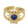 Natural Lapis Lazuli Finger Rings RJEW-Q822-56G-02-2