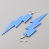 Acrylic Lightning Dangle Earrings EJEW-WH0047-24E-2