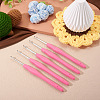 TPR Handle Aluminum Crochet Hook Needles TOOL-TA0001-13E-4