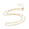 Brass Lumachina Chain Necklaces NJEW-JN03497-2