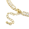 Brass Heart Charm Bracelets BJEW-F450-03G-4