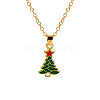 Christmas Alloy Enamel Pendant Necklaces FS-WGA5363-05-1