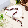 1 Strand Handmade Lampwork Inner Flower Rondelle Beads Strands LAMP-TA0002-72B-4