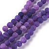 Natural Weathered Agate Beads Strands G-P414-A03-1