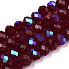 Electroplate Glass Beads Strands LS-EGLA-A034-T4mm-L21-1