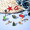 SUPERFINDINGS Alloy Enamel Brooches JEWB-FH0001-05-NR-4