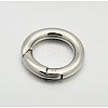 Tarnish Resistant Ring Smooth 304 Stainless Steel Spring Gate Rings X-STAS-E073-06-C-1