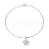 Brass with ABS Imitation Pearl Charm Bangles BJEW-Q350-05B-P-1