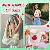 20Pcs 5 Styles Apple Polyester Embroider Thread Iron on/Sew On Patches PATC-PH0001-58-5