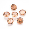 Diamond Shaped Cubic Zirconia Pointed Back Cabochons ZIRC-R004-10mm-04-1